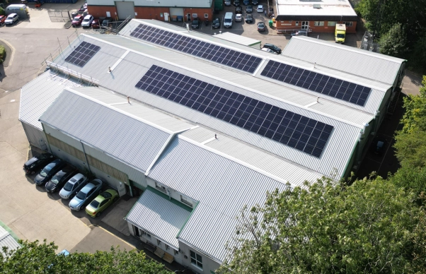 Aerial rooftop solar
